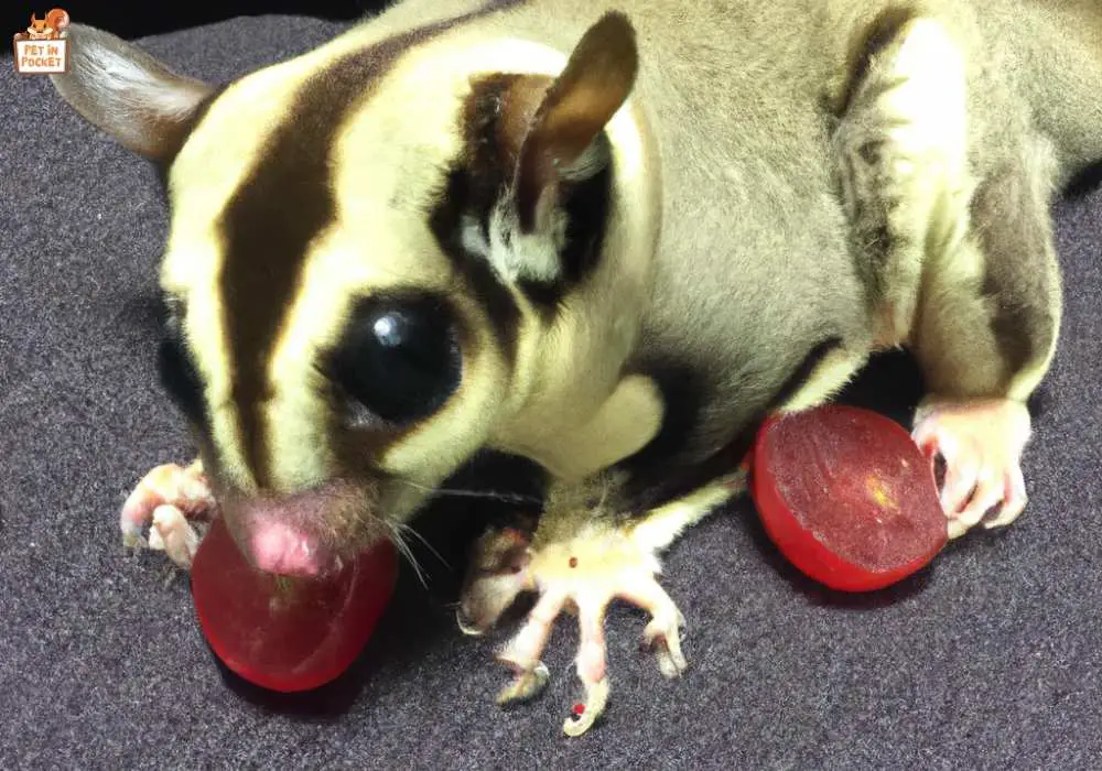 Is it completely safe for the sugar gliders to serve them cherries?